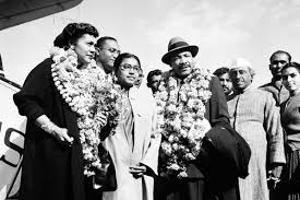 Dr. King arrives in New Delhi